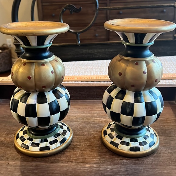 MacKenzieChilds Holiday Mackenzie Childs Candle Holders Poshmark